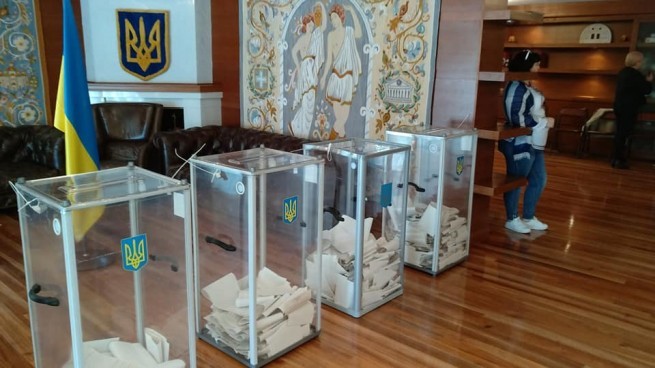 Выборы в Украине. Предварительные результаты подсчета голосов