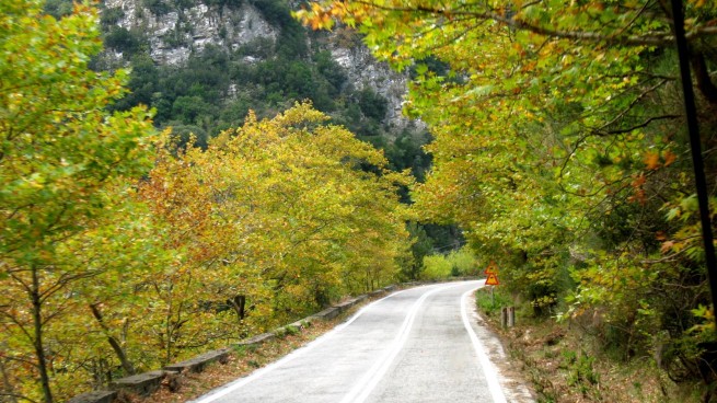 Где находится самый красивый горный маршрут в Греции