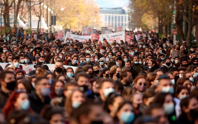 Более 5500 человек приняли участие в митингах протестов, несмотря на запреты