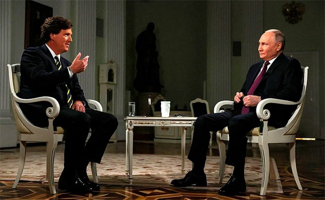 Интервью Путина с Т. Карлсоном набрало уже более 120 миллионов просмотров! Белый дом: "Ничему не верьте"