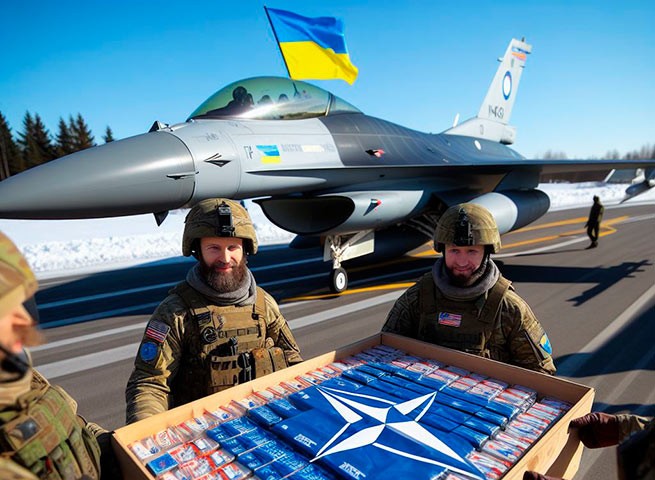 НАТО поставило в Украину  24 самолета F-16