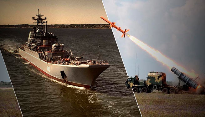 ВСУ поразили ракетой российский десантный корабль «Константин Ольшанский»