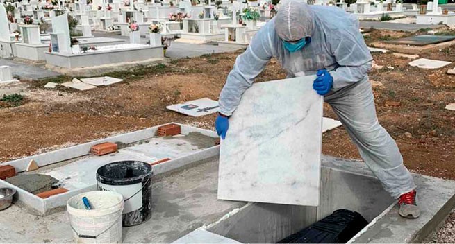 Эксгумация жертв коронавируса в Греции превратилась в огромную проблему