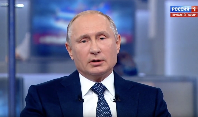 Прямая линия Путина 2018: 79 вопросов за 263 минуты