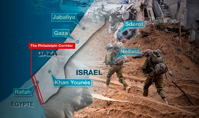 Израиль захватил «Филадельфский коридор» в Рафахе и вытесняет палестинцев из Газы