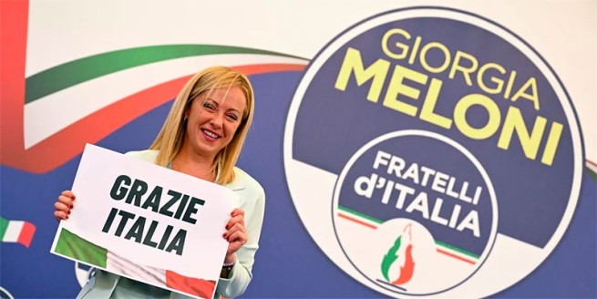Триумф Д.Мелони: «Италия выбрала нас»