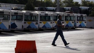 Сегодня забастовка: автобусы и троллейбусы в Афинах останутся в парках на 24 часа