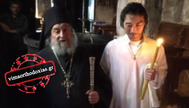 Японец принял православие в афонском монастыре Дохиар (фото -видео)