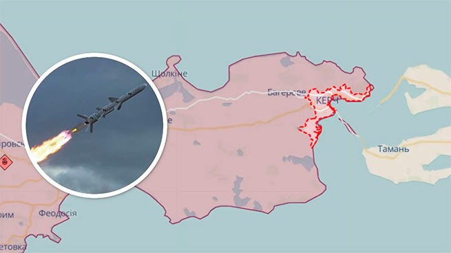 В результате ракетной атаки 4 ноября в Крыму раздавались взрывы, подтвержден удар по керченскому судоремзаводу