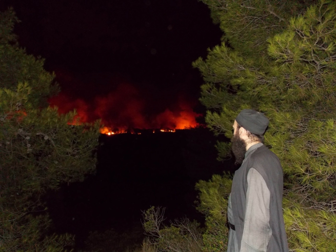 Гражданин Латвии подозревается в поджоге леса на Афоне