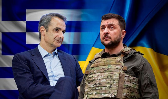 El gobierno de Mitsotakis firmará un acuerdo secreto de defensa con V. Zelensky