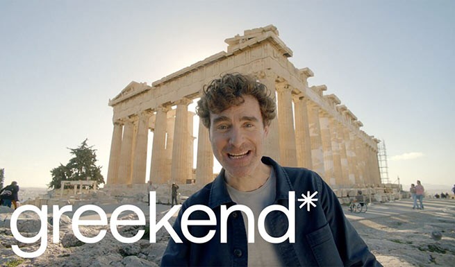 GREEKEND*: рекламная кампания Греческой организации по туризму для отдыха в городе