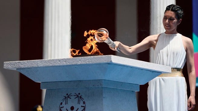 Огонь надежды Специальной Олимпиады-2023 зажгли в Афинах (видео)