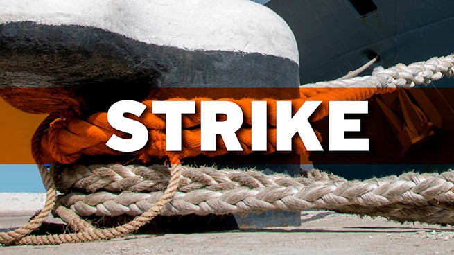 Паромы и морские суда останутся в портах, поскольку профсоюз моряков присоединяется к 24-часовой забастовке