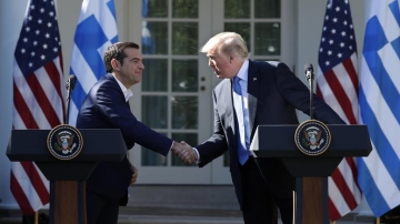 Трамп и Ципрас обсудили поставки газа из США в Европу