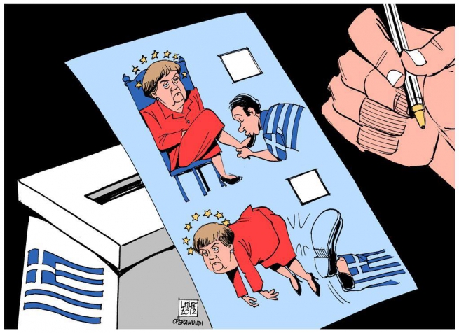 Меркель боится, что из-за Греции ее обвинят в "развале" Европы