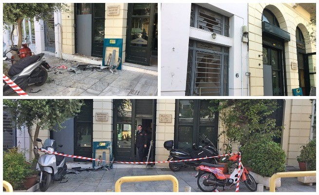 Около Акрополя взорвали банкомат и стреляли в полицейских