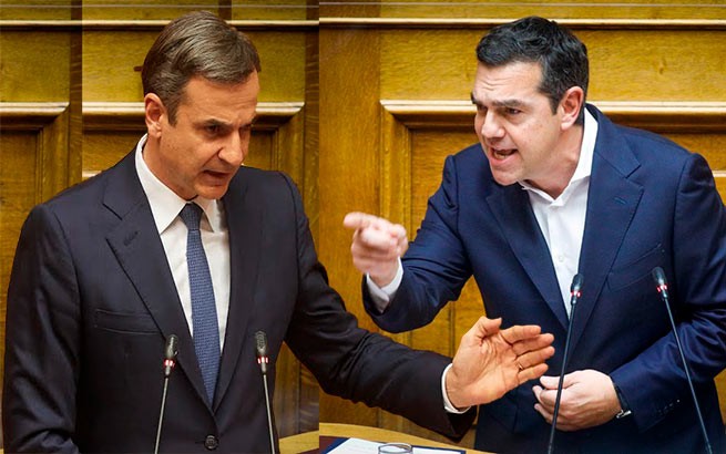 SYRIZA 对 Mitsotakis 政府提出不信任投票