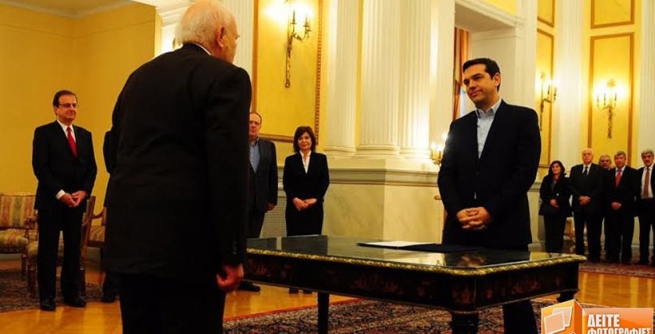 Алексис Ципрас приведен к присяге в качестве нового премьер-министра Греции