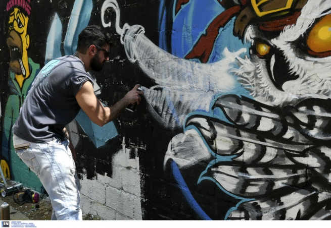 Фестиваль граффити в Алимос