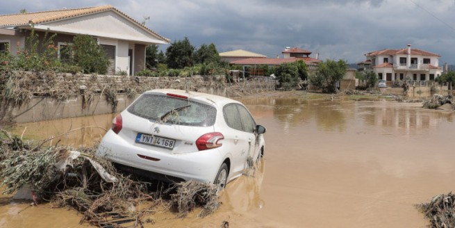 Пособие в размере 600 евро пострадавшим от наводнения на Эвии