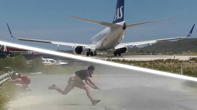 В Греции самолет при взлете сбил британского туриста-экстремала