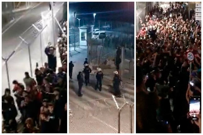 Пятеро арестованы в ходе пропалестинской акции протеста в здании для беженцев на острове Самос (видео)
