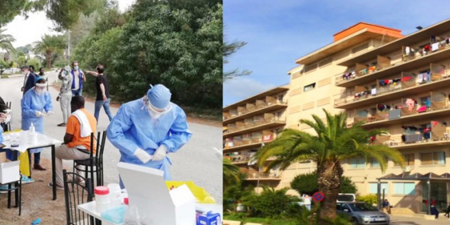 150 инфицированных в отеле для мигрантов в Краниди