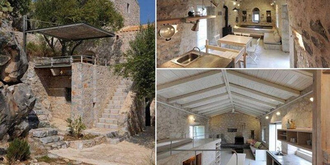 Греция: Старую башню XVII века превратили в комфортное жилье (фото)