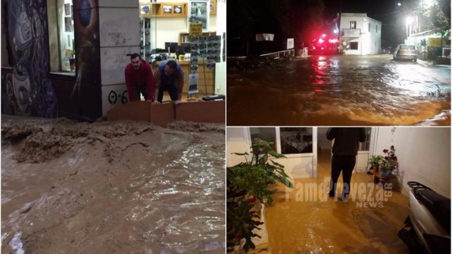 Греция: ливни, наводнения и оползни