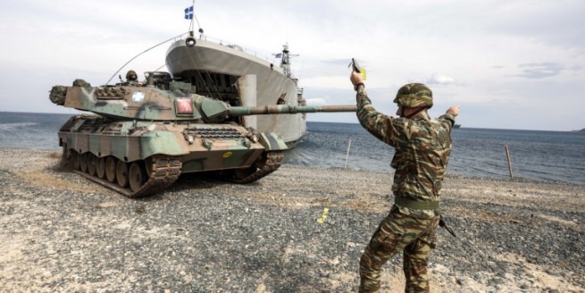 Эврос: защитим границу! Общевойсковые учения греческой армии