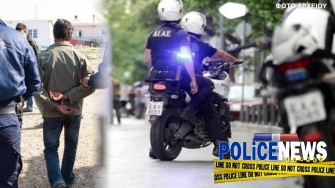 Полицейская облава в Салониках