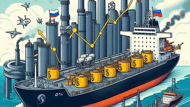 Доходы России от продажи нефти выросли на 17%