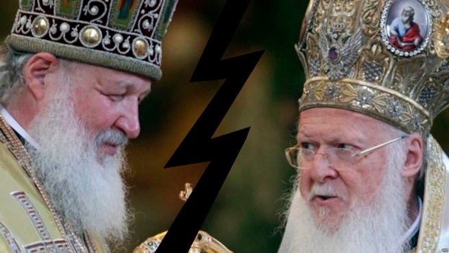 Патриарх Кирилл и патриарх Варфоломей пригрозили друг другу "Страшным судом"