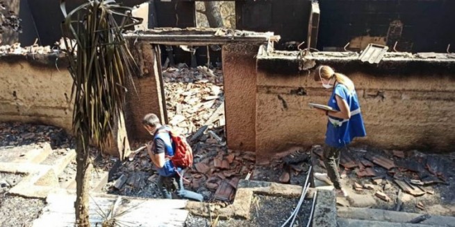 Сколько домов сгорело при пожарах