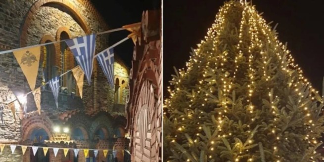 В Халкидиках зажгут первую в стране рождественскую елку