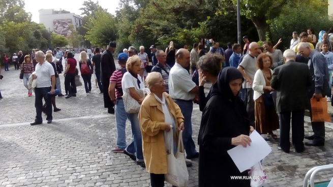 Ортодоксальные греки провели митинг против «чипизации»