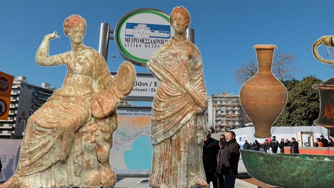 Станции метро Салоников превратятся в музеи с тысячами артефактов