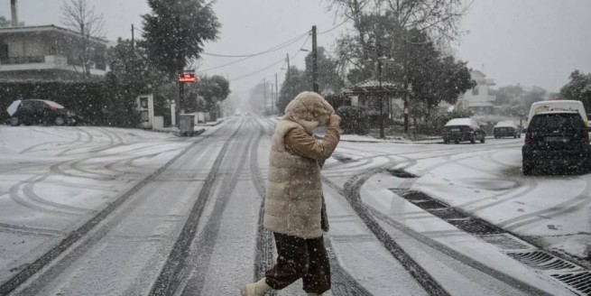 Метео: когда в Греции ожидается снег
