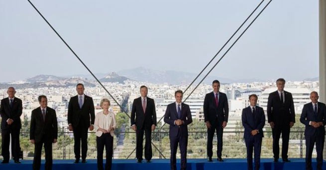 EUMED9: лидеры ЕС подписывают Афинскую декларацию об изменении климата и воздействии на Средиземноморье