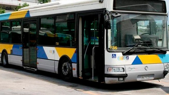 5 апреля забастовка афинских автобусов и троллейбусов