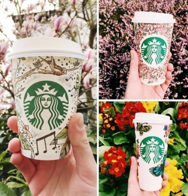 Стаканчик кофе Starbucks с «греческим вкусом»