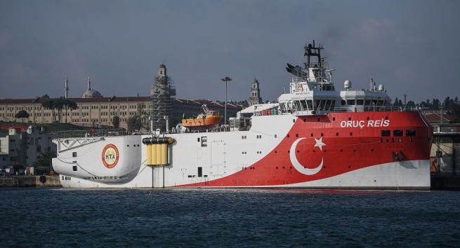 Турецкое исследовательское судно прибыло на греческий континентальный шельф