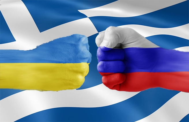 Афины: Опрос по теме войны в Украине (видео)