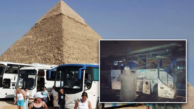 Взорван туристический автобус в Египте, есть погибшие