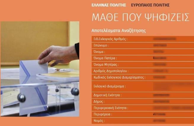 Выборы в Греции: ваш избирательный участок