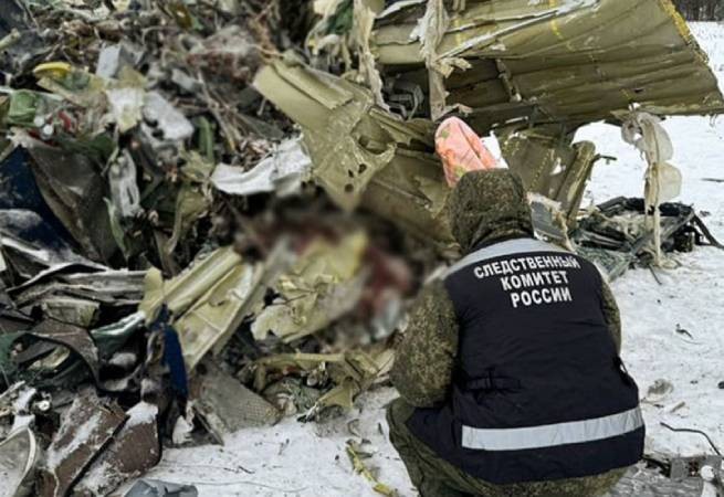 Россия заявила о готовности передать тела погибших при падении Ил-76 Украине