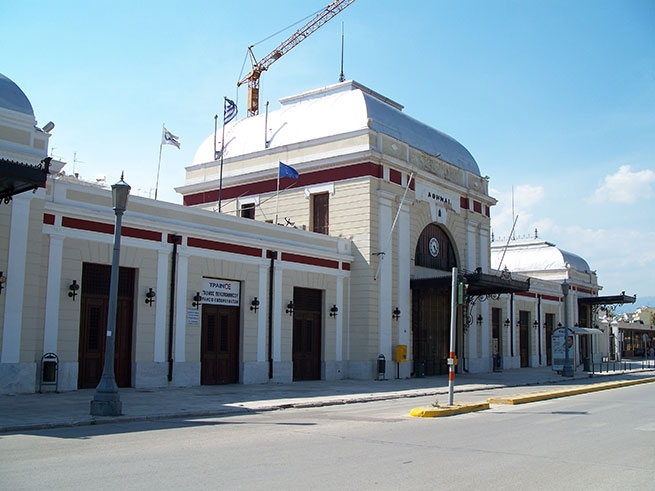 Музей в здании старого железнодорожного Пелопоннесского вокзала