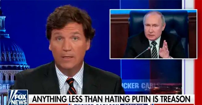 Такер Карлсон: «Вот почему я приехал в Москву на интервью с В. Путиным»