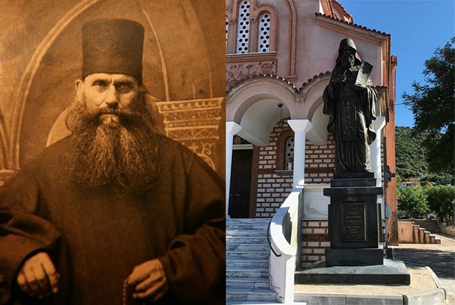 В Греции открыли памятник святому Силуану Афонскому